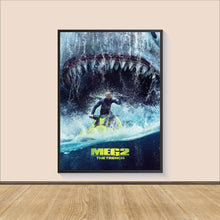 Meg 2：The Trench 2023 Movie Poster Print, Canvas Wall Art, Room Decor, Personalized gift, Wall Art Print, Art Poster For Gift, Movie Print 1587462380