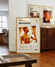 Memento Midcentury Modern Print - Guy Pearce Christopher Nolan Wall Art Print - Retro Movie Poster 1415118618