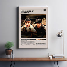 Memories of Murder, Bong Joon Ho, Minimalist Movie Poster,Room decor