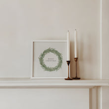 Merry Christmas Wreath Poster, Minimalist Christmas Decor, Christian Christmas Gift, Christian Christmas Prints, Christian Wall Art 1607273003