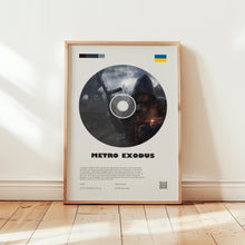 Metro Exodus Poster, Artyom Wall Art, Minimalist Wall Decor, High Quality Print, Gaming Room Arts, Framed Option 1749594813