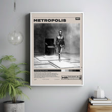 Metropolis Movie Poster, Fritz Lang, Minimalist Movie Poster, Vintage Retro Art