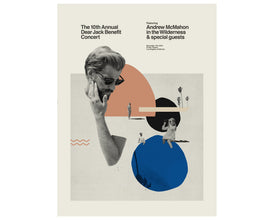 Mid Century Modern - Andrew McMahon in the Wilderness, 18 x 24 Lithograph Poster, California, swimming pool, cobalt, coral 754980295