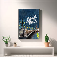 Midnight in Paris, Movie Poster, Wall Art Prints, Art Poster, Canvas Material Gift, Keepsake, Home Decor, Live Room Wall Art 1597093055
