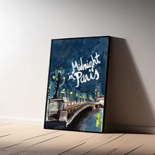 Midnight in Paris, Movie Poster, Wall Art Prints, Art Poster, Canvas Material Gift, Keepsake, Home Decor, Live Room Wall Art 1597093055