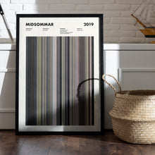 Midsommar Movie Barcode Print, Midsommar Print, Midsommar Poster, Midsommar Wall Art, Midsommar Art Print 1664248265