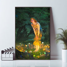 Midsummer Eve Edward Robert Hughes 1908 Fine Art Painting, Canvas material poster, High Quality Print, Art Poster For Gift, Wall Art Print 1645358182