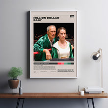 Million Dollar Baby Poster, Clint Eastwood , Minimalist Movie Poster