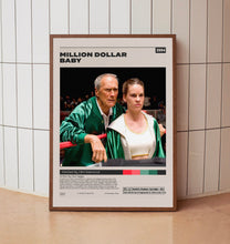 Million Dollar Baby Poster, Clint Eastwood , Minimalist Movie Poster