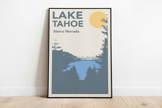 Minimal Lake Tahoe Poster 1183873315