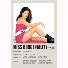 Miss Congeniality (2000) Movie Poster Canvas Poster Minimalist Poster Art Print Gifts for Lover Mural Painting Home Decoration 1746576130