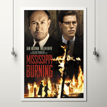 Mississippi Burning Movie Poster, Room Decor, Home Decor, Art Poster for Gift