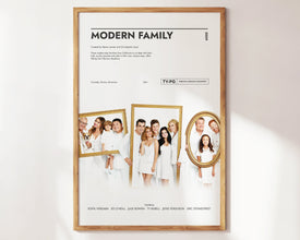 Modern Family Poster  Art Print  Movie Posters  TV Posters  Gift for Movie lovers 1287330996