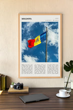 Moldova Flag Print Chisinau Europe Wall Art Poster Moldova Poster Black White Poster  Poster Art Gift 1690221848