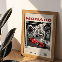 Monaco Poster  Formula 1 Wall Art  Racing Poster  Michael Schumacher  Monte Carlo  Minimalist Poster   High Quality 1651941874