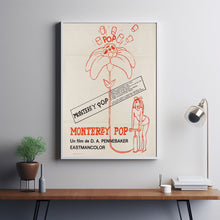 Monterey Pop Movie Poster Print, Canvas Wall Art, Room Decor, Movie Art