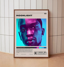 Moonlight, Barry Jenkins, Minimalist Movie Poster