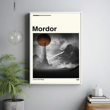 Mordor Poster, Mordor Movie, Lord of the rings Film, Minimalist Art, High Quality, Custom Print, Cityscape Poster, Illustration Art