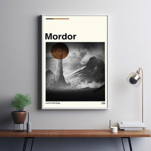 Mordor Poster, Mordor Movie, Lord of the rings Film, Minimalist Art, High Quality, Custom Print, Cityscape Poster, Illustration Art
