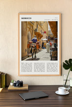 Morocco Wall Art  Poster Morocco North Africa Rabat Black White Poster  Poster Art Gift 1702050087