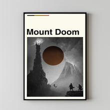 Mount Doom Poster, Mount Doom Movie, Mount Doom  Film, Minimalist Art, High Quality, Custom Print, Cityscape Poster, Illustration Art