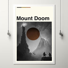 Mount Doom Poster, Mount Doom Movie, Mount Doom  Film, Minimalist Art, High Quality, Custom Print, Cityscape Poster, Illustration Art