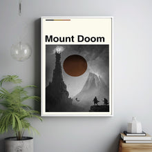 Mount Doom Poster, Mount Doom Movie, Mount Doom  Film, Minimalist Art, High Quality, Custom Print, Cityscape Poster, Illustration Art