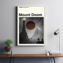 Mount Doom Poster, Mount Doom Movie, Mount Doom  Film, Minimalist Art, High Quality, Custom Print, Cityscape Poster, Illustration Art