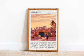 Mozambique Wall Art  Poster Mozambique Africa Black White Poster  Poster Art Gift 1702052919
