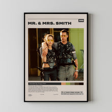 Mr. & Mrs. Smith, Doug Liman, Minimalist Movie Poster, Vintage Retro Art