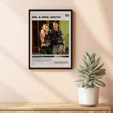 Mr. & Mrs. Smith, Doug Liman, Minimalist Movie Poster, Vintage Retro Art