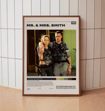 Mr. & Mrs. Smith, Doug Liman, Minimalist Movie Poster, Vintage Retro Art