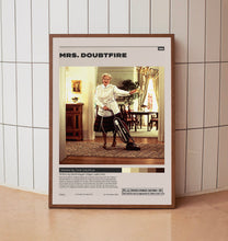 Mrs. Doubtfire Poster, Chris Columbus, Minimalist Movie Poster