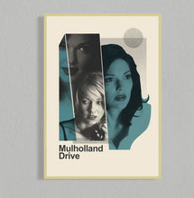Mulholland Drive Mid Century Movie Poster  Film Posters  Minimalist Movie Poster    Wall Art Poster 1069918280