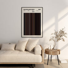 Mulholland Drive Movie Barcode Print, Mulholland Drive Print, Mulholland Drive Poster, Mulholland Drive Wall Art 1671700568
