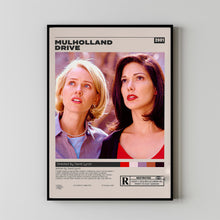 Mulholland Drive Poster, David Lynch, Minimalist Movie Poster