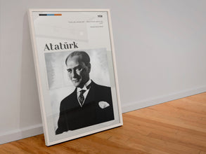 Mustafa Kemal Ataturk Poster Wall Art  Poster Art Gift Mustafa Kemal Atatürk Turkey Ottoman Republic Türkiye Leader 1561085714