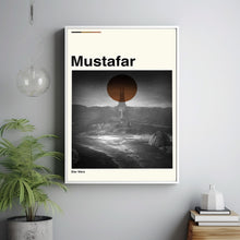 Mustafar Poster, Mustafar Movie, Mustafar Film, Minimalist Art, High Quality, Custom Print, Cityscape Poster, Illustration Art