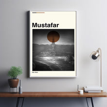 Mustafar Poster, Mustafar Movie, Mustafar Film, Minimalist Art, High Quality, Custom Print, Cityscape Poster, Illustration Art