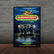 NEW 2023 Five Nights at Freddy's Movie Poster, Wall Art, Room Decor, Home Decor, Art Poster Gifts, Poster custom Canvas printing 1603242919