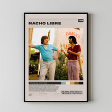 Nacho Libre Poster, Jared Hess, Minimalist Movie Poster, Room Decor