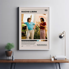 Nacho Libre Poster, Jared Hess, Minimalist Movie Poster, Room Decor