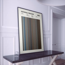National Treasure Movie Barcode Print, National Treasure Print, National Treasure Poster, National Treasure Wall Art, National Treasure Art 1631653907