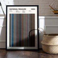 National Treasure Movie Barcode Print, National Treasure Print, National Treasure Poster, National Treasure Wall Art, National Treasure Art 1631653907