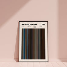 National Treasure Movie Barcode Print, National Treasure Print, National Treasure Poster, National Treasure Wall Art, National Treasure Art 1631653907