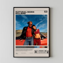 Natural Born Killers, Oliver Stone, Minimalist Movie Poster, Vintage Retro ArtMovie Poster