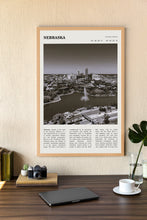 Nebraska Wall Art  Poster Nebraska Stephanie Kallos Black White Poster  Poster Art Gift 1681215686