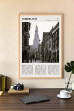 Netherlands Wall Art  Poster Netherlands Amsterdam Black White Poster  Poster Art Gift 1687911740