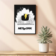 Network Movie Poster Art Print Movie Posters Gift for Movie lovers