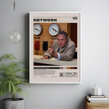Network Poster, Sidney Lumet, Minimalist Movie Poster, Room Decor